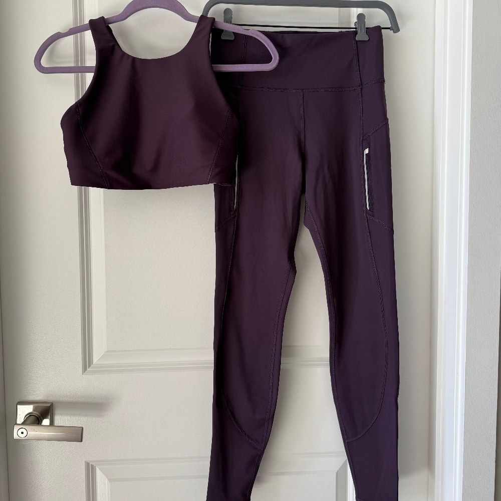 Athleta Leggings & Sport Bra